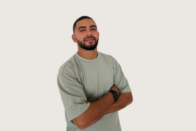 a man with his arms crossed