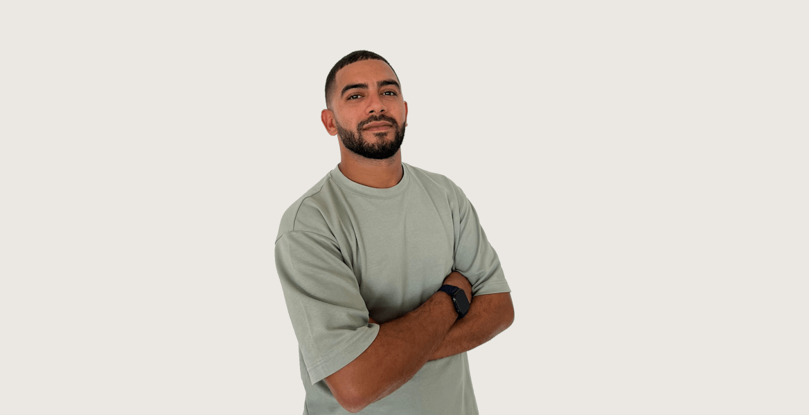 a man with his arms crossed